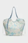 Light Blue - Drawstring Bag Shopping Medium