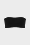 Black - Strapless Bandeau Top