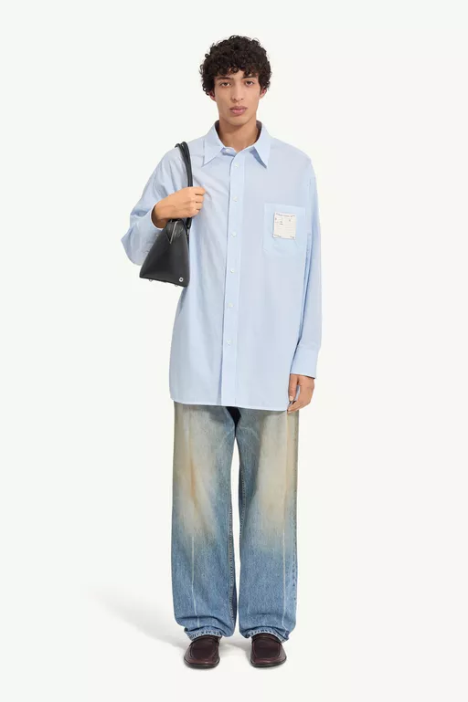 Striped Poplin Shirt - Shirts