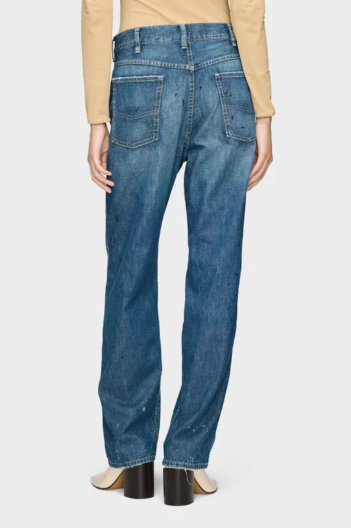 Treated Denim Jeans - Denim