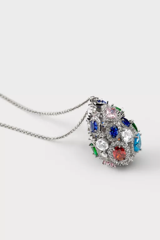 Cluster Show Drop Necklace - Necklaces