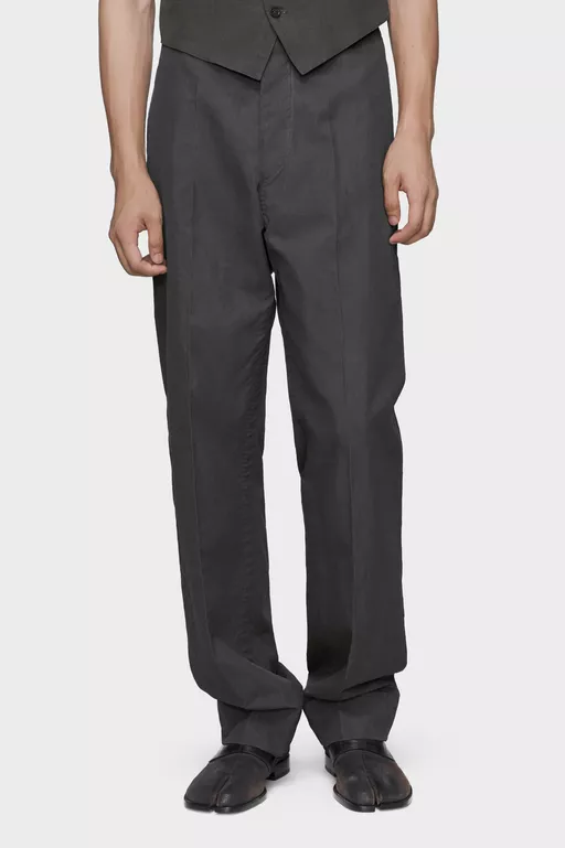 Creased Cotton silk trousers - Pants