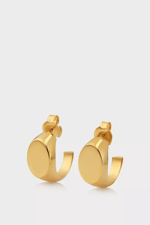 ロゴ シグネットピアス - イヤリング