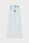Light Indigo - Bleached Spliced Jeans