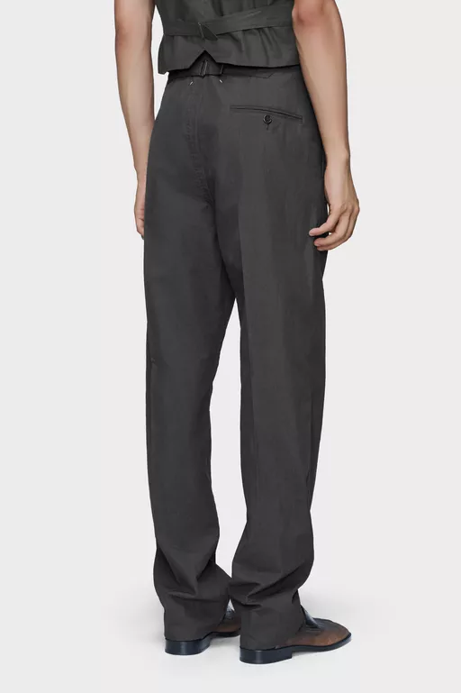 Creased Cotton silk trousers - Pants