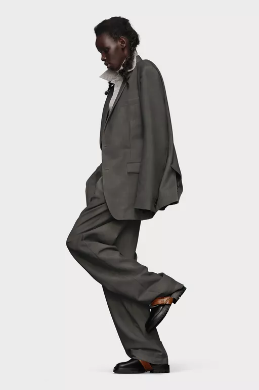 Mohair Wool Suit Jacket - Jackets