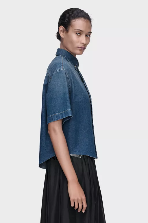 Camisa vaquera cropped - Camisas