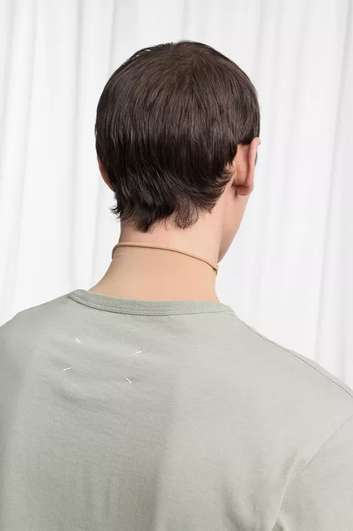 Wax Treatment Cotton T-Shirt - T-shirts