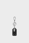 Black - Double Tag Keyring