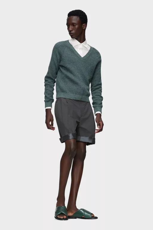 Cotton silk shorts - Shorts