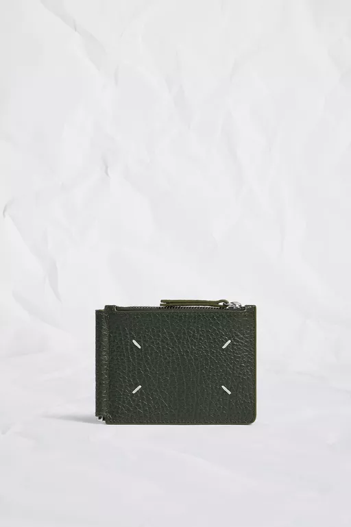 Four stitches Clip Wallet