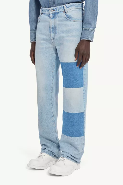 Patchwork Jeans - Denim