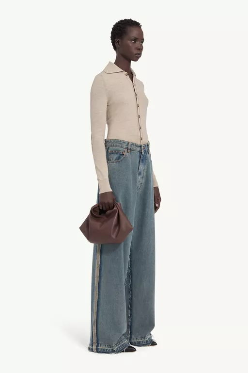 Wide-leg jeans - Denim