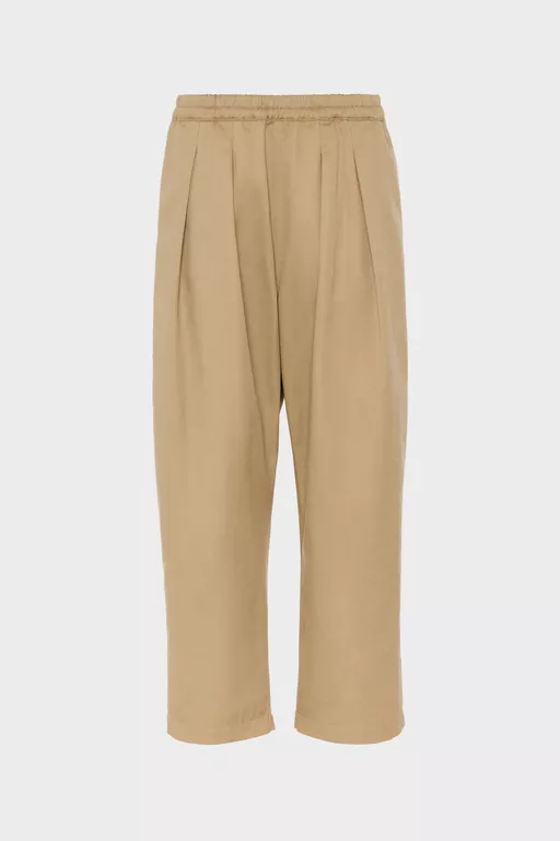 Dropped-Rise Cotton Trousers - Pants