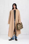 Nude - Fusion Draped Cupro Coat