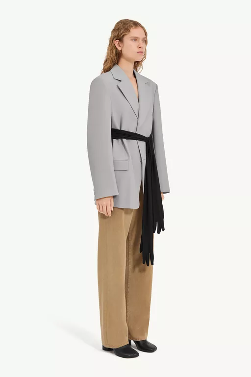Wool-blend blazer with gloves - Jackets