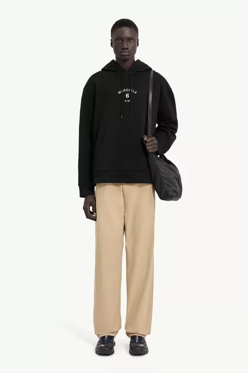 Sweat-shirt &agrave; capuche imprim&eacute; mannequin - Sweat-shirts