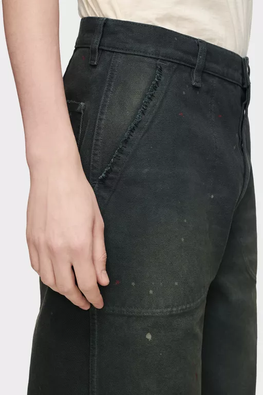 Double-Dyed Workwear Trousers - Pants