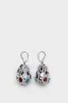 Polished palladio - Cluster Show Drop Earrings