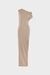 Pink beige - Metallic Knit Maxi Dress
