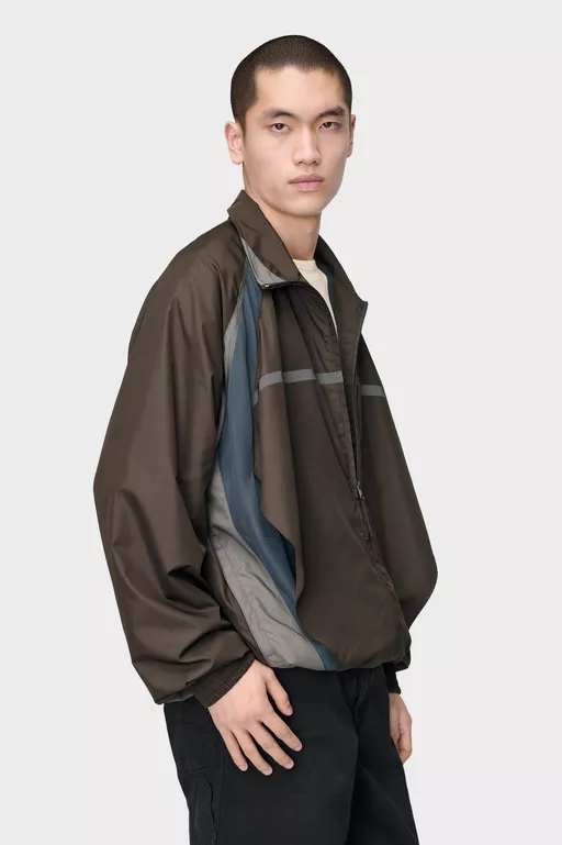 Contrast Panel Track Jacket - Jackets