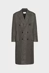 001S - Double-breasted wool coat