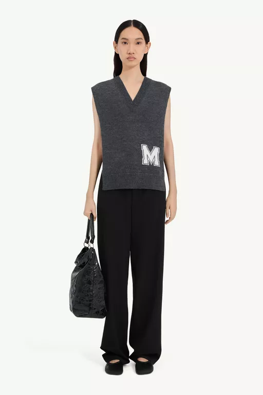 Gilet sans manches en maille - &Eacute;charpes