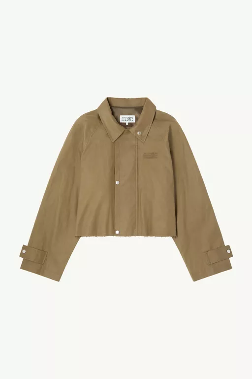 Coated trench jacket - Jackets