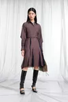 Bordeaux - Fusion Paisley Midi Skirt