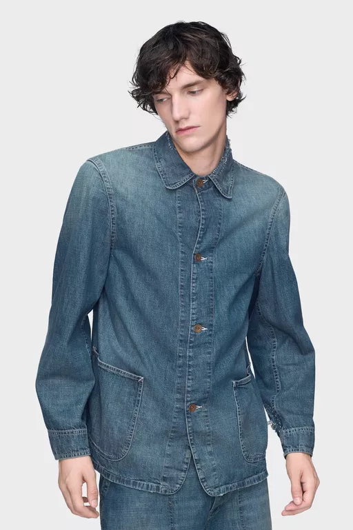 Denim caban jacket - Jackets
