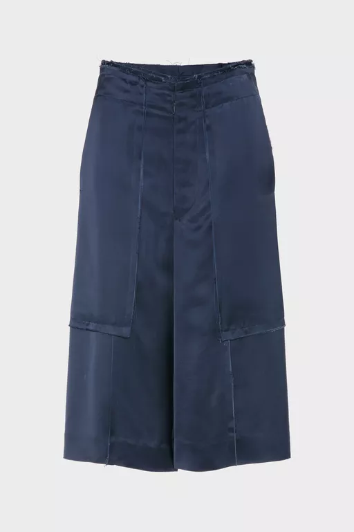 Patchwork Satin Shorts