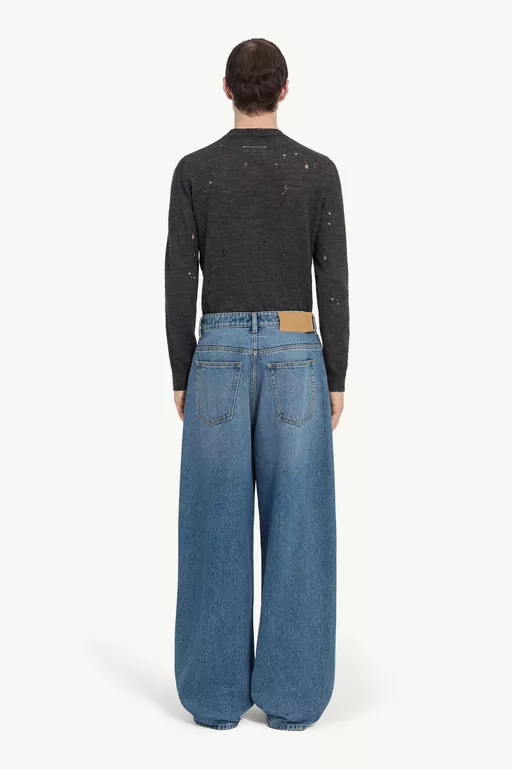 Wide-leg jeans - Denim