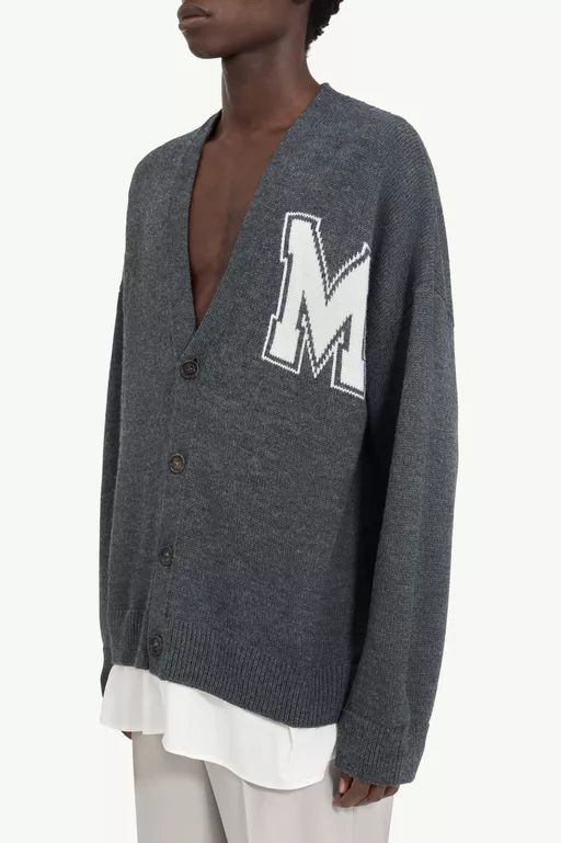 Two-in-one knit cardigan - Overalls