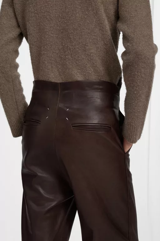 Fusion Lederhose mit weitem Bein - Hosen