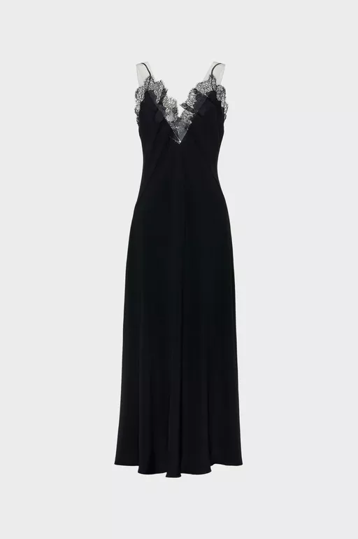 Taped Slip Dress - Midi Dress