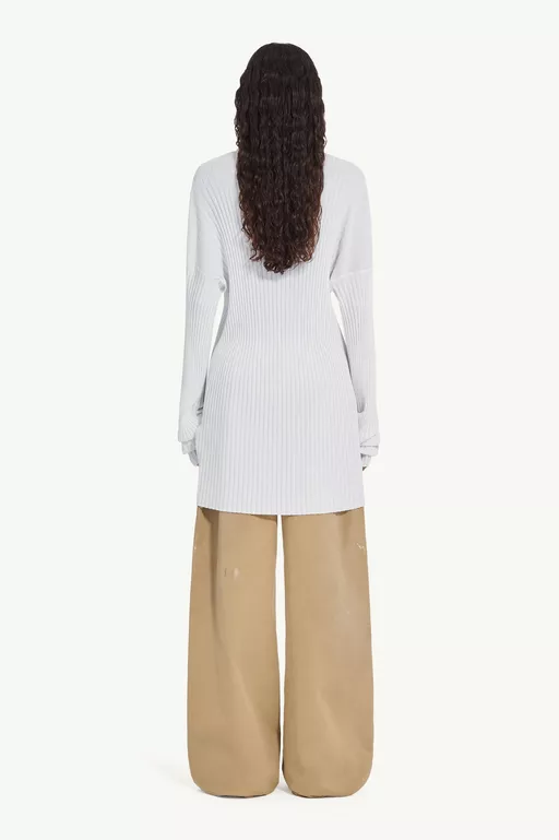 V-neck Knit - Maxi Dress