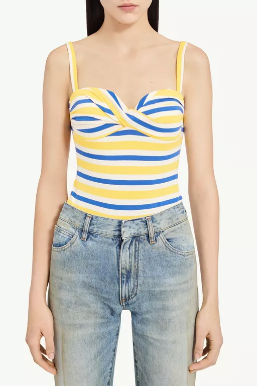 Striped Jersey Swimsuit - Bodies