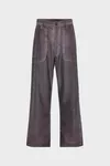 Plum - Double-Dyed Workwear Trousers