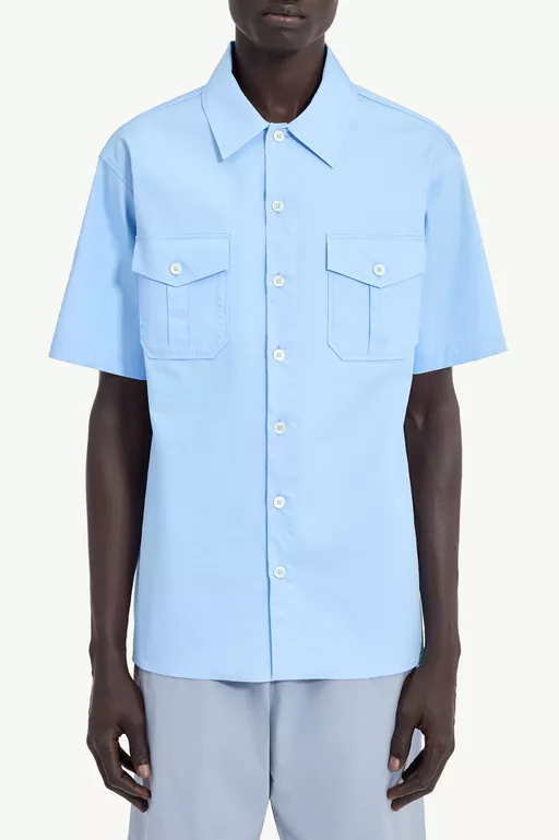 Fused Poplin Short-Sleeve Shirt - Shirts