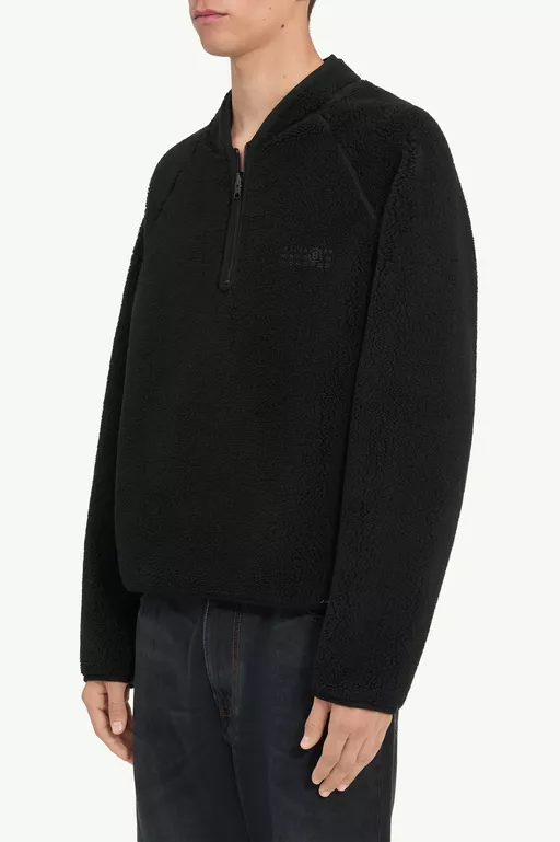 Sweatshirt aus Teddyfleece im Wendedesign - Sweatshirts
