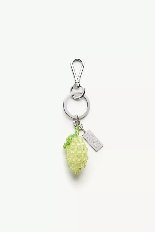 Lemon Beaded Numeric Keyring - Key Rings