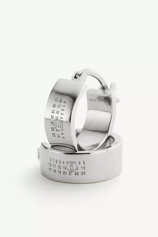 Numeric hoop earrings - Earrings