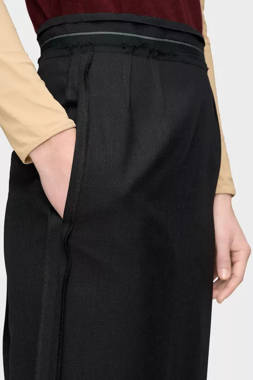 Reversed Midi Skirt - Midi Skirts