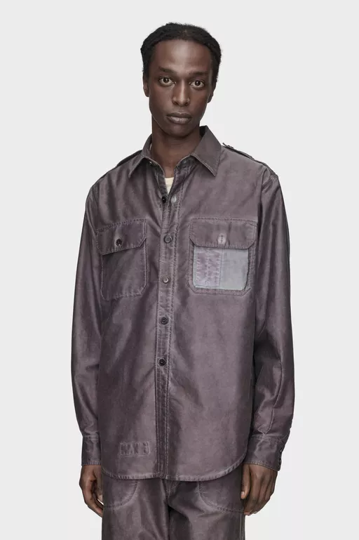Double-Dyed Workwear Shirt - Long-sleeved Shirt