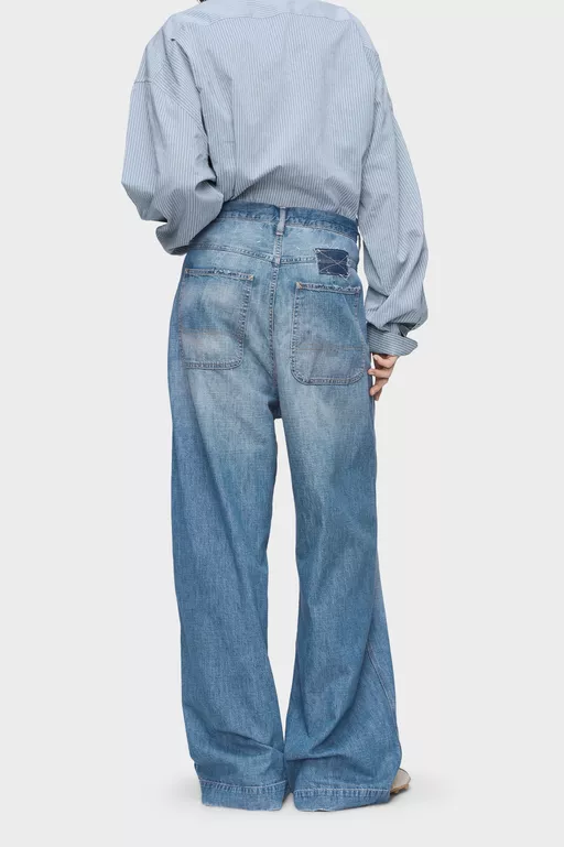 Wide-leg jeans - Pants