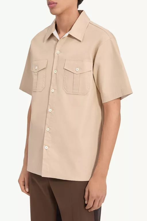 Fused Poplin Short-Sleeve Shirt - Shirts