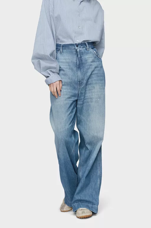 Wide-leg jeans - Pants