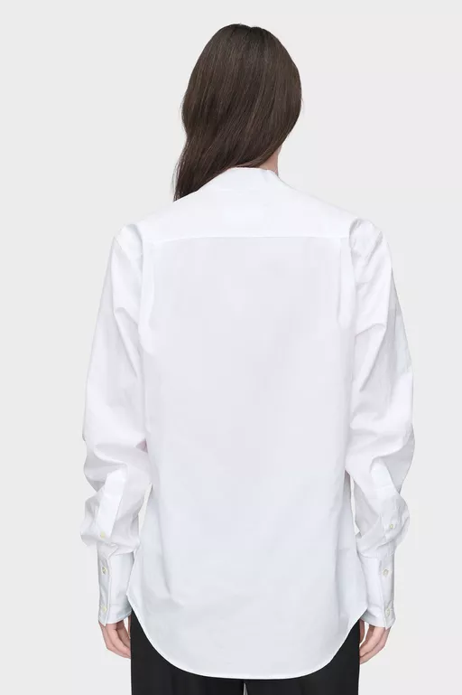 V-Neck Cotton Shirt - Shirts