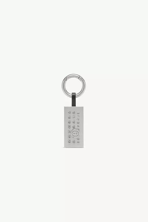 Numeric Plaque Bag Charm - Key Rings