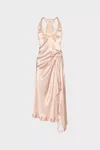 Blush - Silk Lace Slip Midi Dress